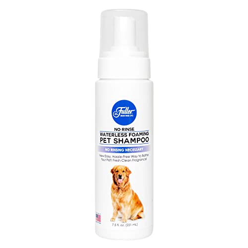 Fuller Brush Wasserloses, schäumendes Haustier-Shampoo ohne Ausspülen – reinigt, pflegt und spendet Feuchtigkeit – einfache Möglichkeit, Ihren Hund zu baden – kein Spülen notwendig (213 ml von Fuller Brush