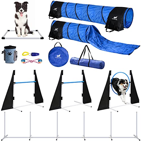 Fun For Tails Premium Dog Agility Training Equipment, Build Any Dog Agility Course, Perfect Agility Training Equipment for Dogs Also Makes A Great Hindernis Course for Dogs! Lots of Fun! von Fun For Tails