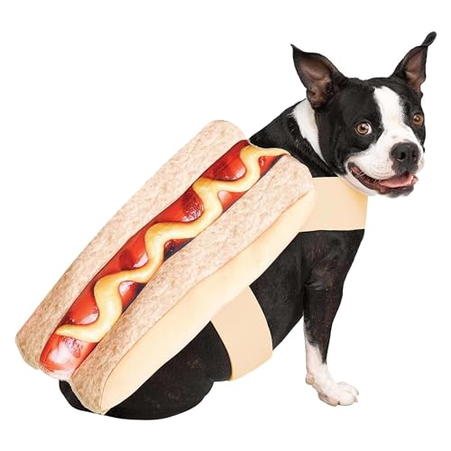 Hot Dog Pet Fancy Dress Costume X-Small von Fun World