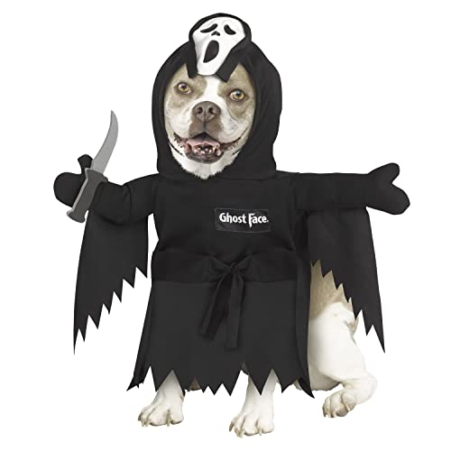 Pet Ghost Face Fancy Dress Costume L von Fun World