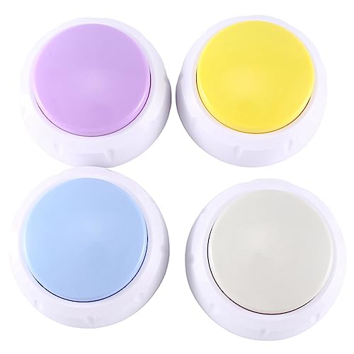 Funfob 4PCS Pet Squeeze Sound Box Music Box Supplies Button Buzzer Sounding Box A von Funfob