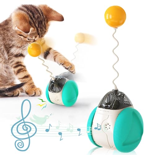 Funmo Jouet interactif Pour Chat Jouet Pour Chat électrique rotatif à 360 ° Jouet interactif Pour Chat à Faire jouet Pour Chat Tumbler jouet intelligent Pour Chat von Funmo