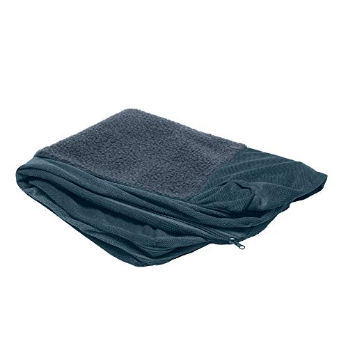 Furhaven Haustierbett, Jumbo Plus, Chenille Orion Blau von Furhaven