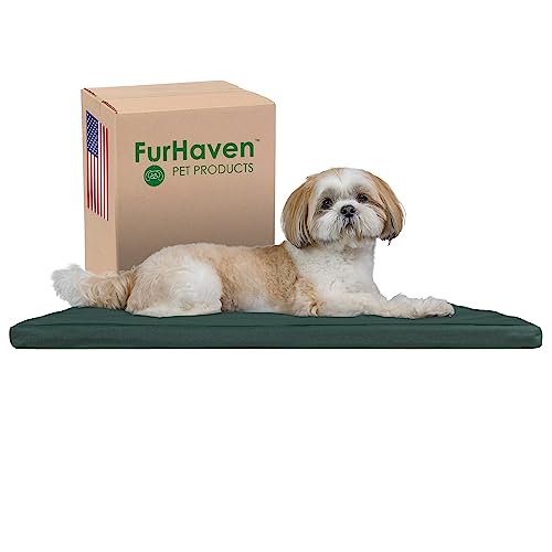 Furhaven Pet NAP Hundebett Matte für Hundehütte, Grün, 81,28 x 55,88 cm von Furhaven