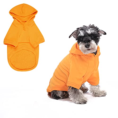 Furryilla Haustierkleidung für Hunde, Kapuzen-Sweatshirt mit Kapuze und Taschen für kleine Hunde von Furryilla