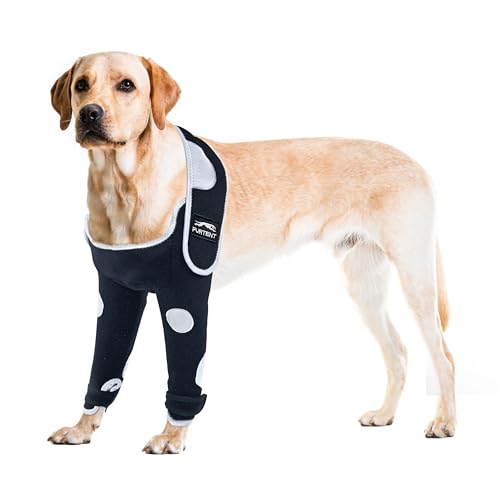 Genesungsanzug für Hunde nach Operationen, weiche, atmungsaktive Hundeärmel, E-Halsband und Kegel, alternativer chirurgischer Anzug, für männliche und weibliche Hunde, gegen Lecken von Wunden von Furtent