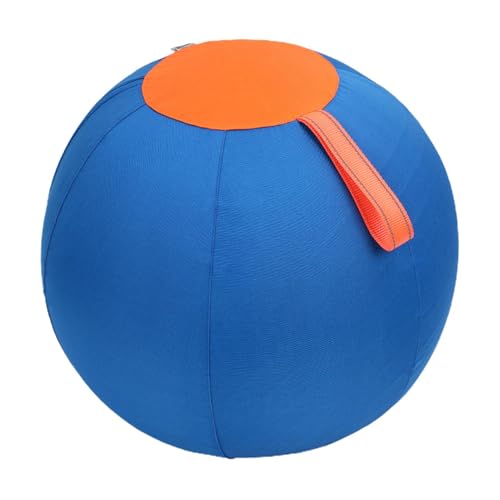 Furtryvl Herding Ball für Hunde, Herding Ball mit Reißverschluss, PVC-Hundeball mit Reißverschluss, Herding Ball mit Griffband, körperliche Aktivität, aufblasbarer Ball, Outdoor-Hundeball, Spielzeug, von Furtryvl