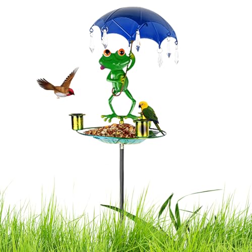 Furtryvl Vogel-Wasser-Futterspender, Metall-Vogeltränke, Futternäpfe für Haustiere, Retro, für Sittiche, Wellensittiche, Aras, , Spatzen Furtryvl Vogel-Wasser-Futterspender, Metall-Vogeltränke, Futternäpfe für Haustiere, Retro, für Sittiche, Wellensittiche, Aras, , Spatzen von Furtryvl