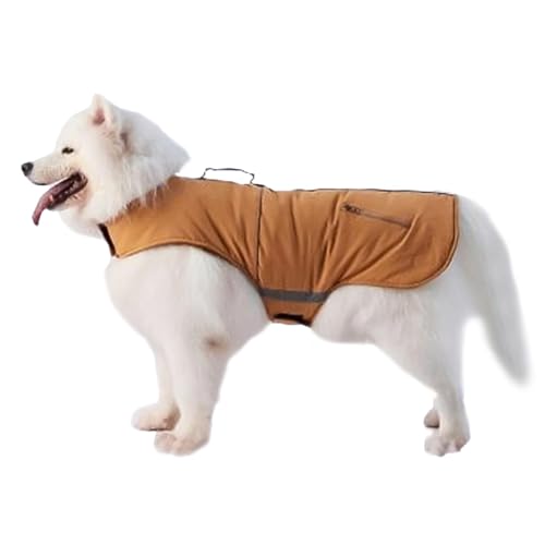 Furtryvl Wintermantel für Hunde – Schneejacke, warmer Hundemantel, Hunde-Pyjama, winddichte Hundejacke, Baumwolle, kaltes Wetter, Welpen-Outfits, Haustierkleidung für kleine und mittelgroße Hunde von Furtryvl