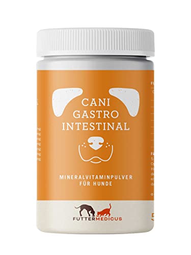 Futtermedicus Cani Gastro Intestinal | 500g | Ergänzungsfuttermittel für Hunde | Kann dabei helfen die Verdauung zu unterstützen | Mineralvitaminpulver mit Cellulose von Futtermedicus