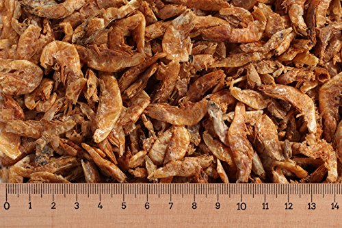 (Grundpreis 13,00 Euro/kg) - 5 kg Shrimps 2-4 cm, Garnelen, Reptilienfutter, Schildkrötenfutter von Futtertiere getrocknet