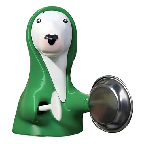 Fuuxtci Hundespielzeug für,Hundespielzeug für Kinder - Klopfspielzeug für Hunde - Machen Sie etwas Lärm, Klopfbecken-Spielzeug für Hunde, kreativer 3D-Druck, Hundekleidung, grüner Kapuzenpullover, von Fuuxtci