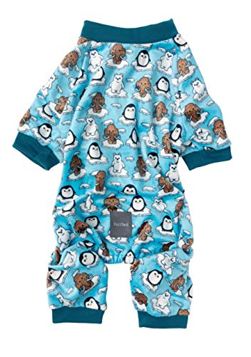 FuzzYard Arctic Age Premium Schlafanzug für Hunde und Katzen, superweich, Pinguin, Mammut, Eisbär, Größe 3 von FuzzYard