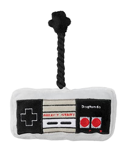 FuzzYard Original Dogtendo DES Controller Hundespielzeug Retro Gamer Premium Plüsch Farbe sicher waschbar von FuzzYard