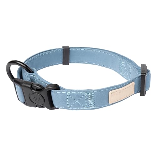 FuzzYard Life Hundehalsband, Größe L, stilvolles Premium-Baumwoll-Design in französischem Blau, perfekt für den täglichen Gebrauch von FuzzYard