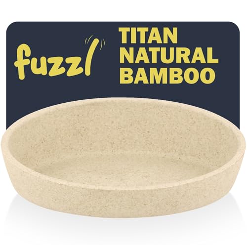 Fuzzl Bamboo Whisker Friendly Katzennapf mit Ultra Grip Boden - Stein - Medium für Katzen und Kätzchen Fuzzl Bamboo Whisker Friendly Katzennapf mit Ultra Grip Boden - Stein - Medium für Katzen und Kätzchen von Fuzzl