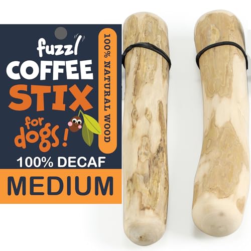 Fuzzl Coffee Stix Kauspielzeug für Hunde, aus Kaffeeholz, natürliches Kauspielzeug, robustes Hundespielzeug, Hundeknochen, langlebig, Kauspielzeug für aggressive Kauer, starkes Hundespielzeug für von Fuzzl