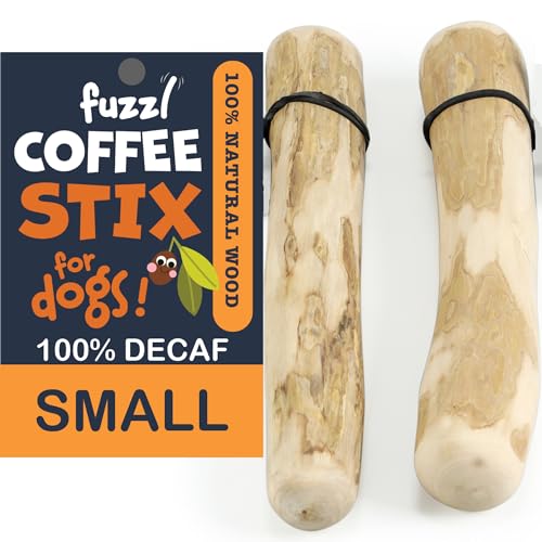 Fuzzl Coffee Stix Kauspielzeug für kleine Hunde, natürliches Kauspielzeug für kleine Hunde, robustes Hundespielzeug, Hundeknochen, langlebig, Kauspielzeug für aggressive Kauer, starkes Hundespielzeug von Fuzzl