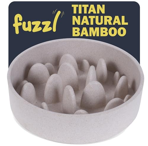 Fuzzl Futternapf aus Bambus, 21 cm, 1,4 l, umweltfreundlich, antibakteriell, langlebig, ungiftig, vielseitiger Hundenapf für Flüssigkeitszufuhr, Fütterung, ideal für mittelgroße und große Hunde Fuzzl Futternapf aus Bambus, 21 cm, 1,4 l, umweltfreundlich, antibakteriell, langlebig, ungiftig, vielseitiger Hundenapf für Flüssigkeitszufuhr, Fütterung, ideal für mittelgroße und große Hunde von Fuzzl