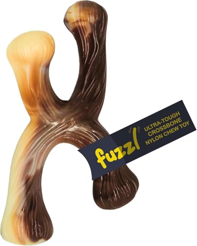 Fuzzl Ultra Robustes Nylon Hundespielzeug Kreuzknochen mit Rindfleisch Geschmack für Extreme Kauer Fuzzl Ultra Robustes Nylon Hundespielzeug Kreuzknochen mit Rindfleisch Geschmack für Extreme Kauer von Fuzzl