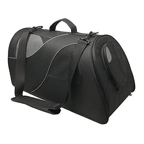 Fuzzy Buddy FB-SS-BL Soft-Sided Pet Carrier for Small Dogs and Cats, Black von Fuzzy Puppy Pet Products