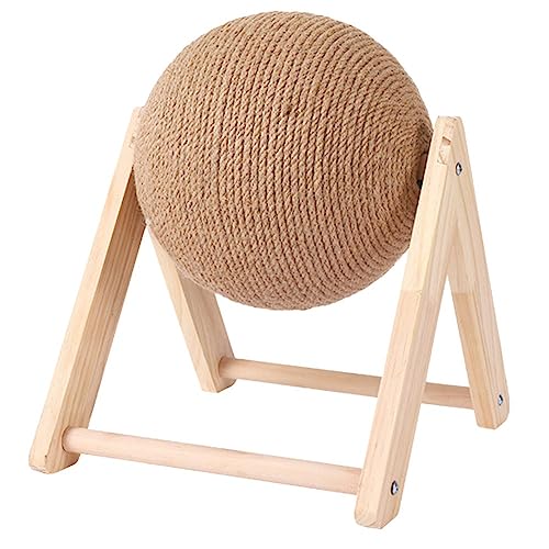 Fxndknjks Pet Scratching Ball Board Schleifen Pfoten Spielzeug Scratcher Verschleißfeste Haustier Möbel Liefert von Fxndknjks