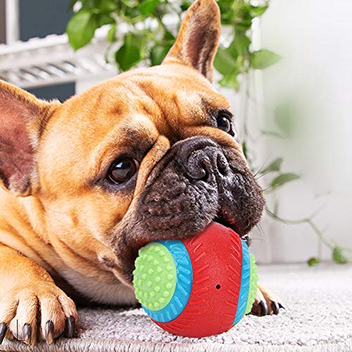 Fydun Gummiball für Hunde, Elastisch, Zum Kauen, Zähneknirschen, Sicheres Training, Interaktive Ornamente für Familien von Fydun