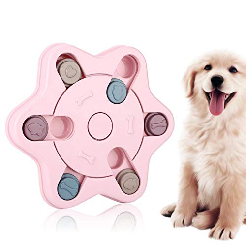Fydun Interaktives Spielzeug für Hunde Hundepuzzlespielzeug Buntes Design Langsamer Futterautomat Zur Unterstützung der Verdauung von Haustieren IQ Training Mentale Bereicherung(#3) von Fydun