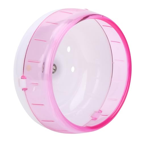 Fydun Kunststoff Super Silent Roller Übung Laufrad Ornamente für Kleine Haustiere Hamster Meerschweinchen ChinchillaPink für Familien (PINK) von Fydun