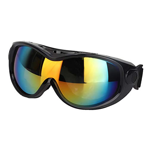 Fydun UV-Schutzbrille für Mittelgroße und Große Hunde, Sonnenbrille, Augenschutz für Haustiere, Schwarz, für Familien (Black) von Fydun