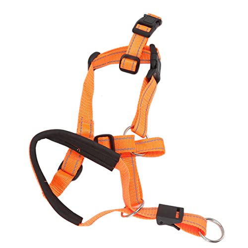 Hundekopfhalsband, Atmungsaktiv, Hundekopf-Harn, Hundemundschutz mit St für den Außenbereich, Orange, L, für den Heimgebrauch, Multifunktionales Zubehör (XL (4–6 Jahre, von Fydun