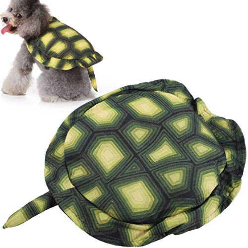 Schildkröten-Hundekostüm, SDZ90 Schildkröten-Hundekostüm, Halloween-Cosplay-Overall, Lustiges Haustierkleid für Kleine Hunde (SDZ90-Schildkröten-Outfit L) von Fyearfly