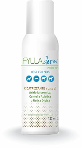 Fylladerm best friend Wundheilungspulver auf Basis von Hyaluronsäure, Centella Asiatica und Urtica dioica, 125 ml von Fylladerm best friend