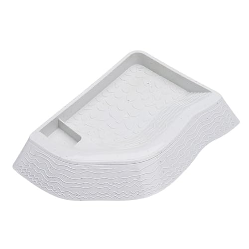 FytStycale Aquarium-Dekoration für Schildkröten mit Futterspender und Wasserstelle, Weiß FytStycale Aquarium-Dekoration für Schildkröten mit Futterspender und Wasserstelle, Weiß von FytStycale