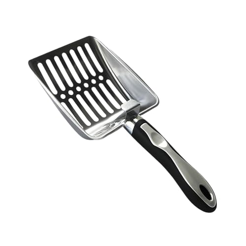 FytStycale Katzenstreu Schaufel, tragbares Reinigungsgerät für Kätzchen, Silber FytStycale Katzenstreu Schaufel, tragbares Reinigungsgerät für Kätzchen, Silber von FytStycale
