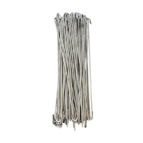 Fzaqwen 100 X Maschendrahtzaunbinder, Sicherungshakenbinder, Rostfreie Hakenbefestigungswerkzeuge Aus Metall, Bindedrähte für Die Reparatur von Lamellen Im Ga, 10.5 Inch Fzaqwen 100 X Maschendrahtzaunbinder, Sicherungshakenbinder, Rostfreie Hakenbefestigungswerkzeuge Aus Metall, Bindedrähte für Die Reparatur von Lamellen Im Ga, 10.5 Inch von Fzaqwen