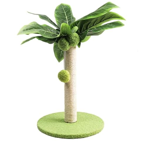 Fzzuzdlap Katzenkratzbaum für Katzen, Katzenbaum, Katzenkratzbaum, Spielzeug, Süßes Kätzchen, Sisalseil, Kratzbaum mit Teaser-Ball von Fzzuzdlap