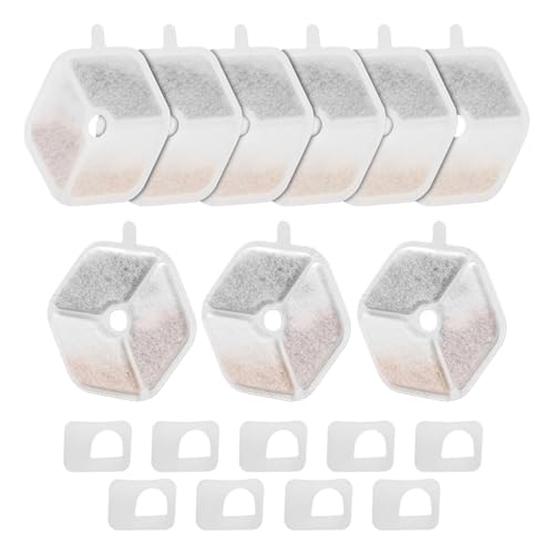 9pcs Ersatzfilter Und 9pcs Schwämme Für Stahlmetallkatzen Fountain Easy Installation Hundebrunnen Brunnen von GADAW