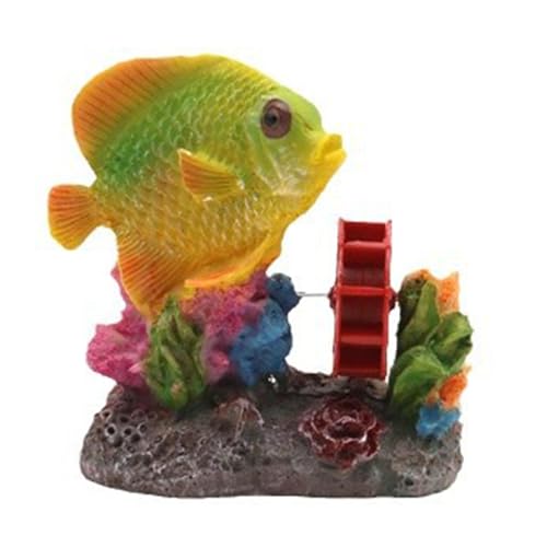 GADAW Aquarium-Dekoration für Kinder, Büro, Aquarien, Dekoration, Fische, Windmühlen für Wasserliebhaber von GADAW