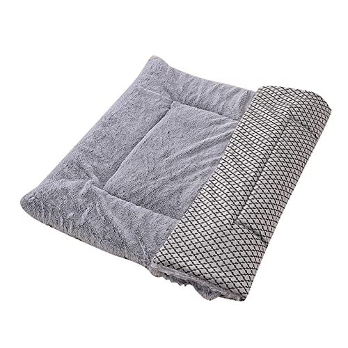 GADXE Kleines Hundebett, waschbare Hundebox, beruhigende, Flauschige Anti-Angst-Hundebetten, Deluxe-Hundematte mit Rutschfester Unterseite Beinruhekissen Fan (C, One Size) von GADXE