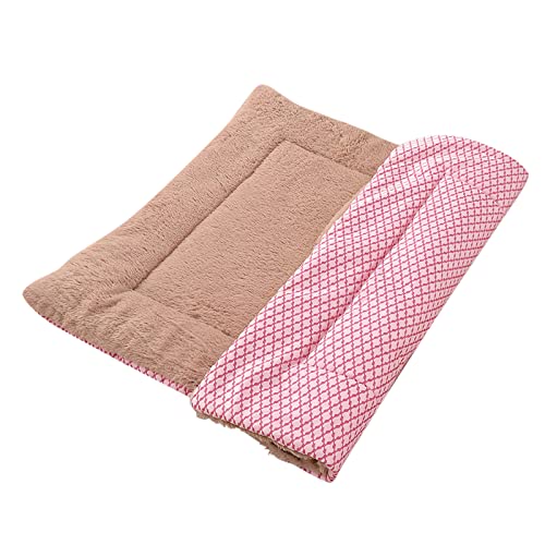 GADXE Kleines Hundebett, waschbare Hundebox, beruhigende, Flauschige Anti-Angst-Hundebetten, Deluxe-Hundematte mit Rutschfester Unterseite Beinruhekissen Fan (D, One Size) von GADXE