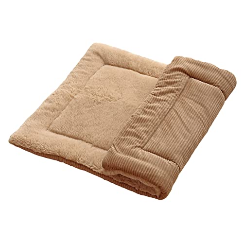 GADXE Kleines Hundebett, waschbare Hundebox, beruhigende, Flauschige Anti-Angst-Hundebetten, Deluxe-Hundematte mit Rutschfester Unterseite Beinruhekissen Fan (E, One Size) von GADXE