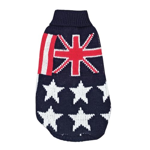 GAGALU Katzenpullover Lindo Disfraz De Suéter De Gato Productos De Ropa De Ropa De Mascotas Calientes De Invierno Para Animales-Bandera De Inglaterra-14 von GAGALU