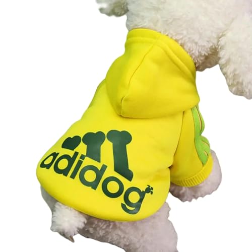 GAGALU ropa de mascota Ropa De Mascotas Pequeños Perros Medios Medianos Sudaderas Con Capucha De Cachorros De Puta Mascotas Para Mascotas De Perros Ropa-Amarillo-Größe 4XL von GAGALU