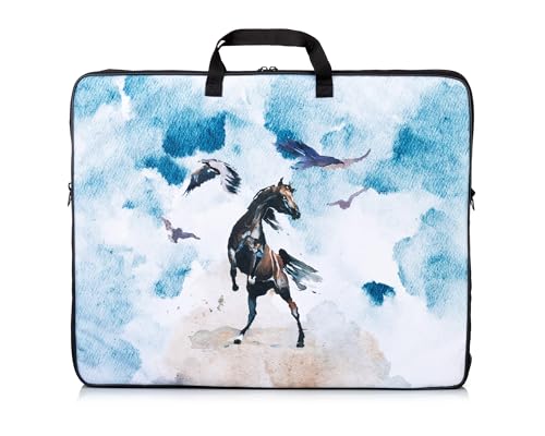 GALOP WEAR Schabrackentasche mit Pferdeaufdruck Wild Horse von GALOP WEAR