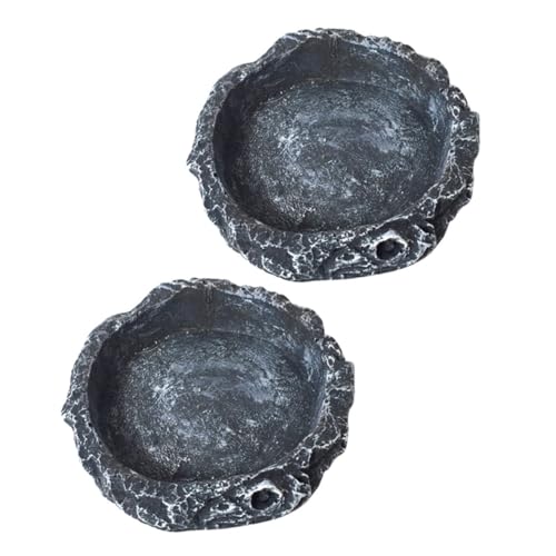 GALPADA 2Stücke Kleine Futter und Wasserschalen für Schildkröten Eidechsen Schlangen Frösche und Geckos Sicheres Futterdesign mit Abgerundeten Kanten und Stabiler Basis GALPADA 2Stücke Kleine Futter und Wasserschalen für Schildkröten Eidechsen Schlangen Frösche und Geckos Sicheres Futterdesign mit Abgerundeten Kanten und Stabiler Basis von GALPADA