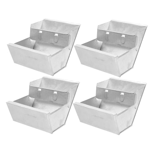 GALPADA 4 Stück Metall Futterbox für Kaninchen Robuste Beißfeste Futterspender für Käfige Einfach zu Reinigen und Nachzufüllen Geeignet für Innen und Außenhaltung von Kleintieren GALPADA 4 Stück Metall Futterbox für Kaninchen Robuste Beißfeste Futterspender für Käfige Einfach zu Reinigen und Nachzufüllen Geeignet für Innen und Außenhaltung von Kleintieren von GALPADA