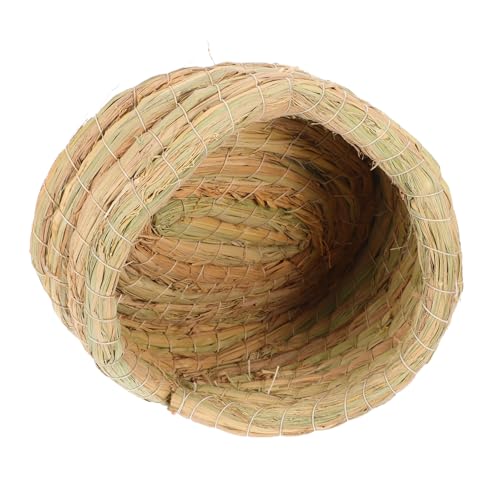 GALPADA Gewebte Strohvogelnester, Handgefertigt, Für Kleintiere, Zuchtbett, Luke, Käfigzubehör Für Tauben, Papageien GALPADA Gewebte Strohvogelnester, Handgefertigt, Für Kleintiere, Zuchtbett, Luke, Käfigzubehör Für Tauben, Papageien von GALPADA