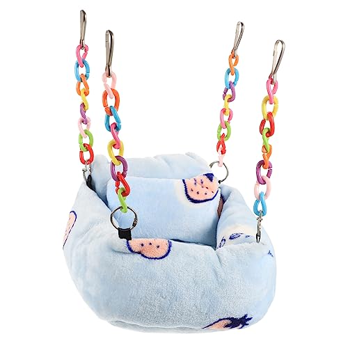GALPADA Hamster Hängematte für Chinchillas Bequemes Ruhebett aus Hochwertigem Atmungsaktivem Material für Jahreszeiten Sicher und Langlebig im Käfig GALPADA Hamster Hängematte für Chinchillas Bequemes Ruhebett aus Hochwertigem Atmungsaktivem Material für Jahreszeiten Sicher und Langlebig im Käfig von GALPADA
