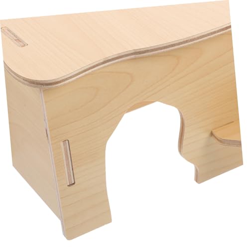 GALPADA Holzversteck für Hamster und Kleintiere Robustes Naturholz Häuschen als Schlaf und Rückzugsort Vielseitiges Kleintier Versteck für Hamster Meerschweinchen Ratten und Kleine GALPADA Holzversteck für Hamster und Kleintiere Robustes Naturholz Häuschen als Schlaf und Rückzugsort Vielseitiges Kleintier Versteck für Hamster Meerschweinchen Ratten und Kleine von GALPADA